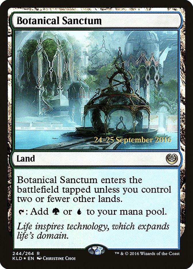Botanical Sanctum [Kaladesh Prerelease Promos] MTG Single Magic: The Gathering | Red Claw Gaming