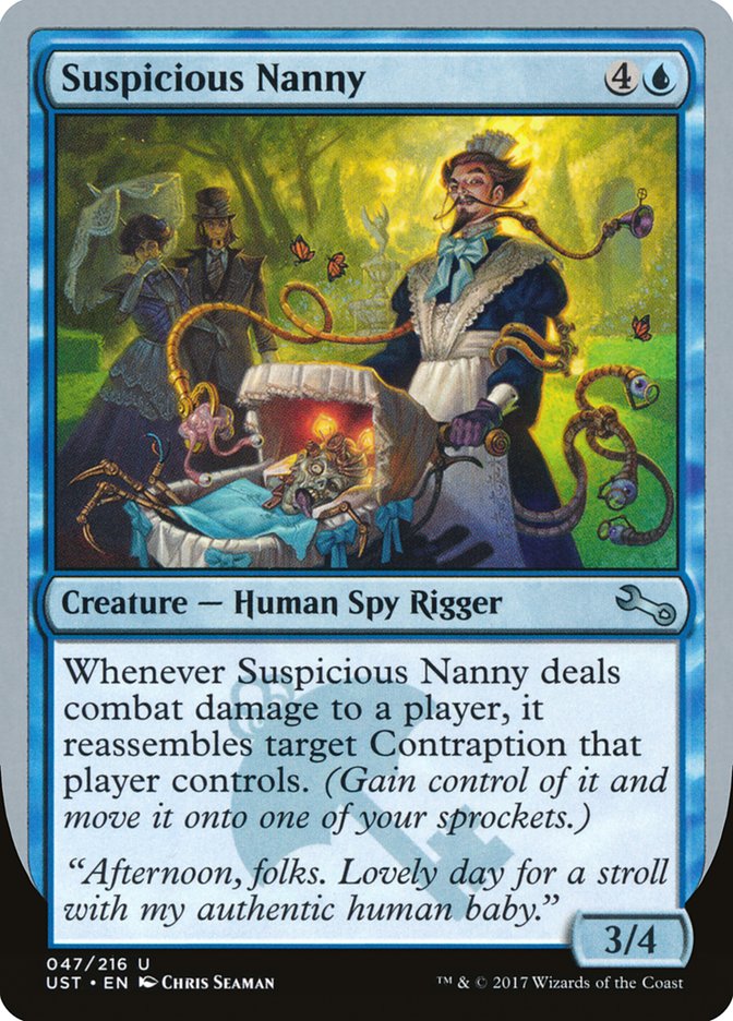 Suspicious Nanny [Unstable] MTG Single Magic: The Gathering | Red Claw Gaming