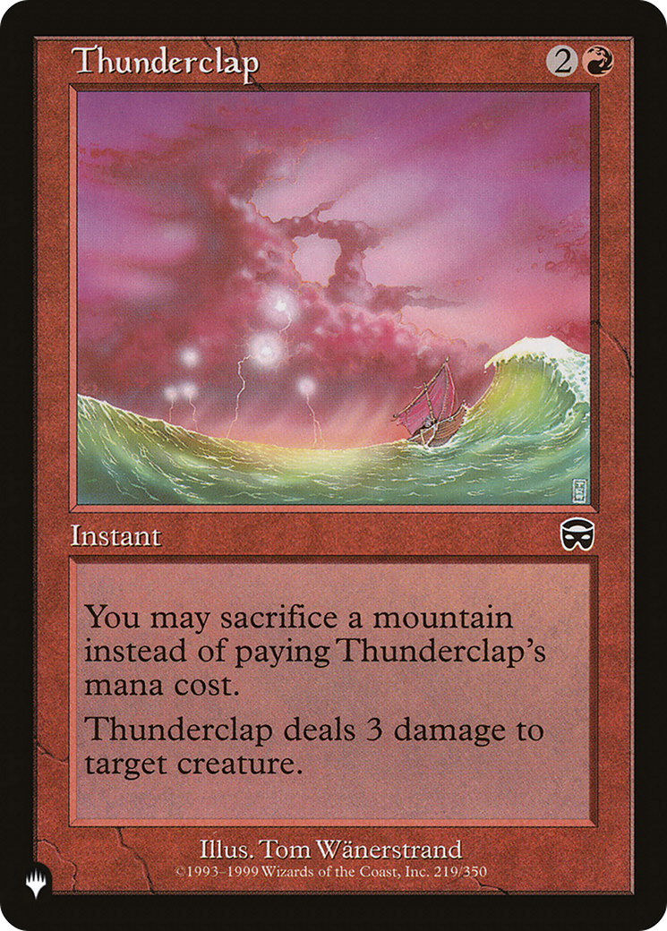 Thunderclap [The List] MTG Single Magic: The Gathering | Red Claw Gaming