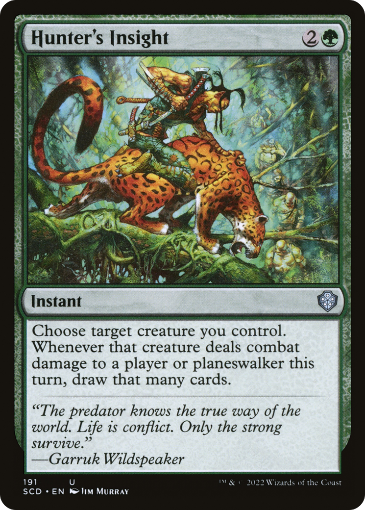 Hunter's Insight [Starter Commander Decks] MTG Single Magic: The Gathering | Red Claw Gaming