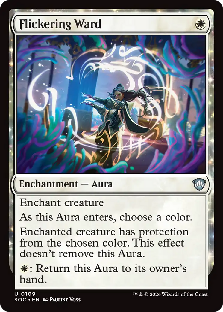Flickering Ward [Secrets of Strixhaven Commander] MTG Single Magic: The Gathering | Red Claw Gaming