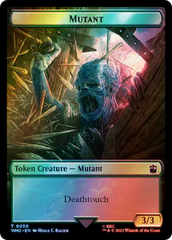 Human (0038) // Mutant Double-Sided Token (Surge Foil) [Doctor Who Tokens] MTG Single Magic: The Gathering | Red Claw Gaming