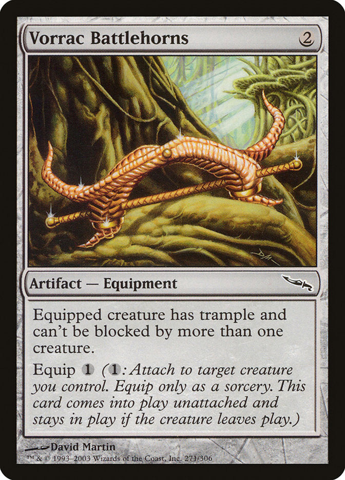 Vorrac Battlehorns [Mirrodin] MTG Single Magic: The Gathering | Red Claw Gaming