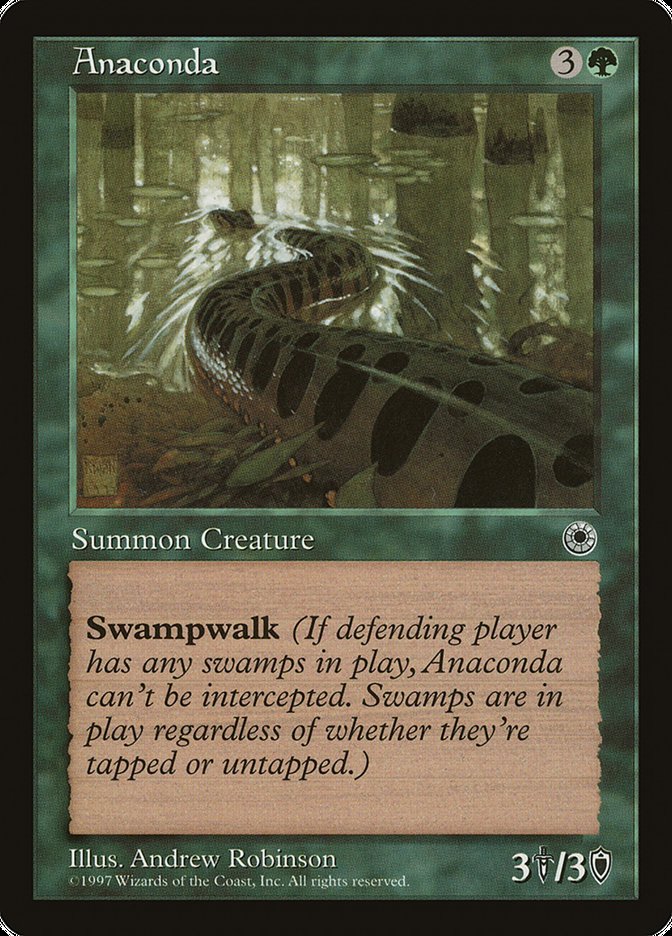 Anaconda (No Flavor Text) [Portal] MTG Single Magic: The Gathering | Red Claw Gaming