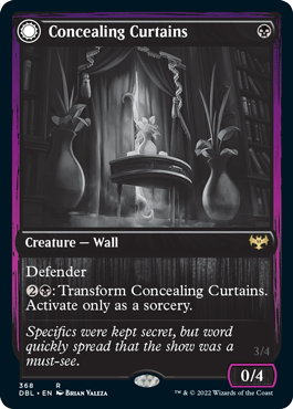 Concealing Curtains // Revealing Eye [Innistrad: Double Feature] MTG Single Magic: The Gathering | Red Claw Gaming