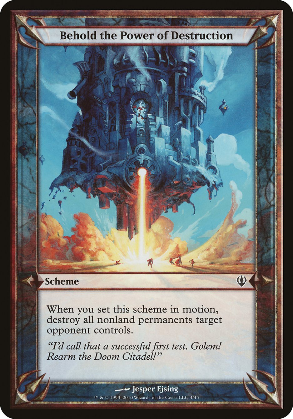 Behold the Power of Destruction (Schemes) [Archenemy Schemes] MTG Single Magic: The Gathering | Red Claw Gaming