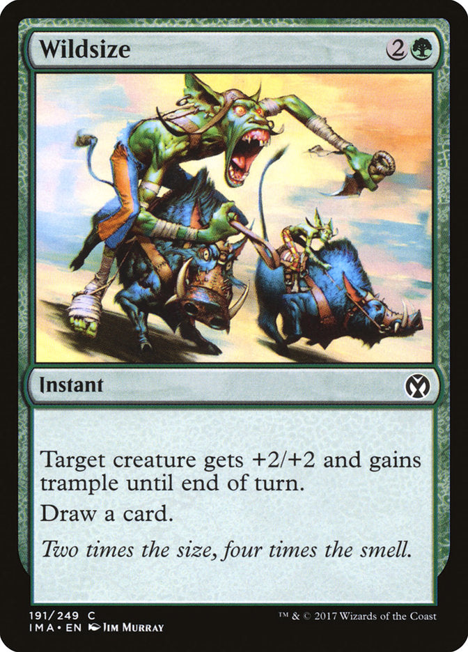 Wildsize [Iconic Masters] MTG Single Magic: The Gathering | Red Claw Gaming
