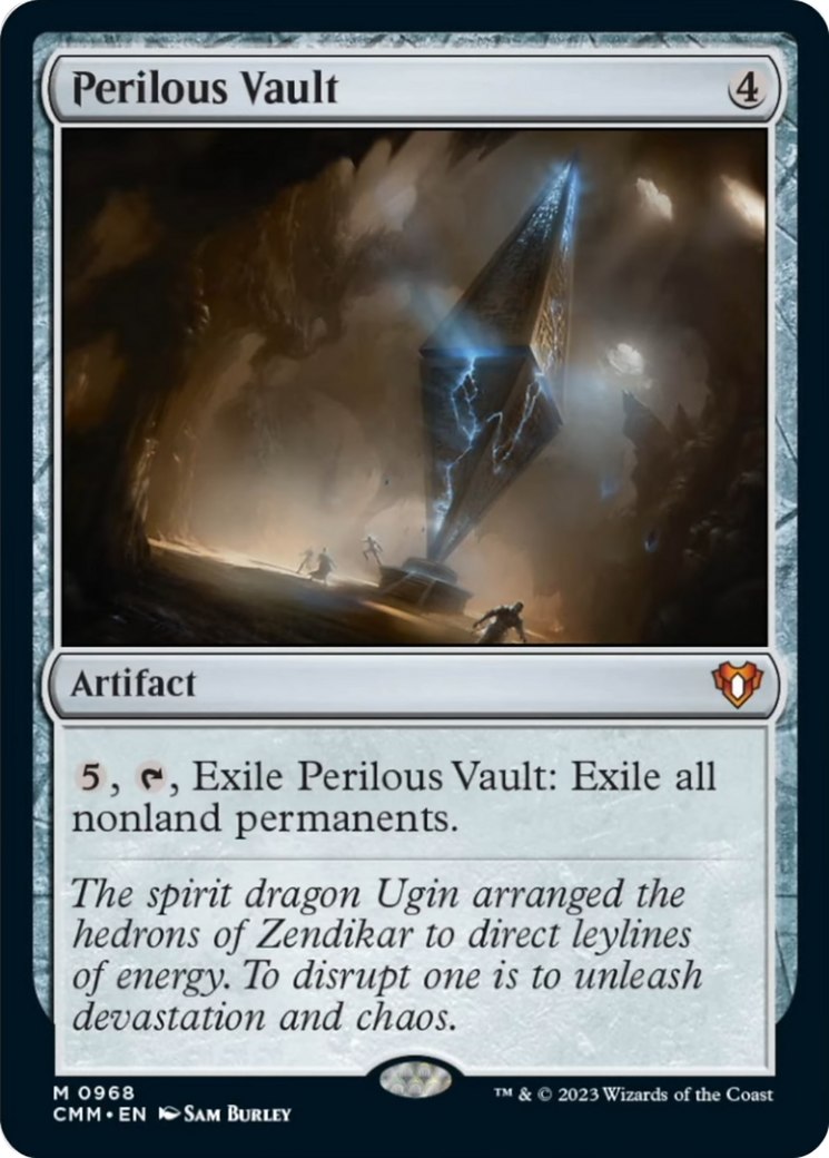 Perilous Vault [Commander Masters] MTG Single Magic: The Gathering | Red Claw Gaming