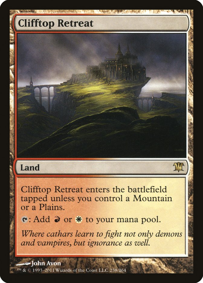 Clifftop Retreat [Innistrad] MTG Single Magic: The Gathering | Red Claw Gaming