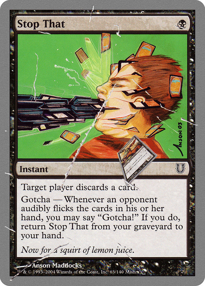Stop That [Unhinged] MTG Single Magic: The Gathering | Red Claw Gaming