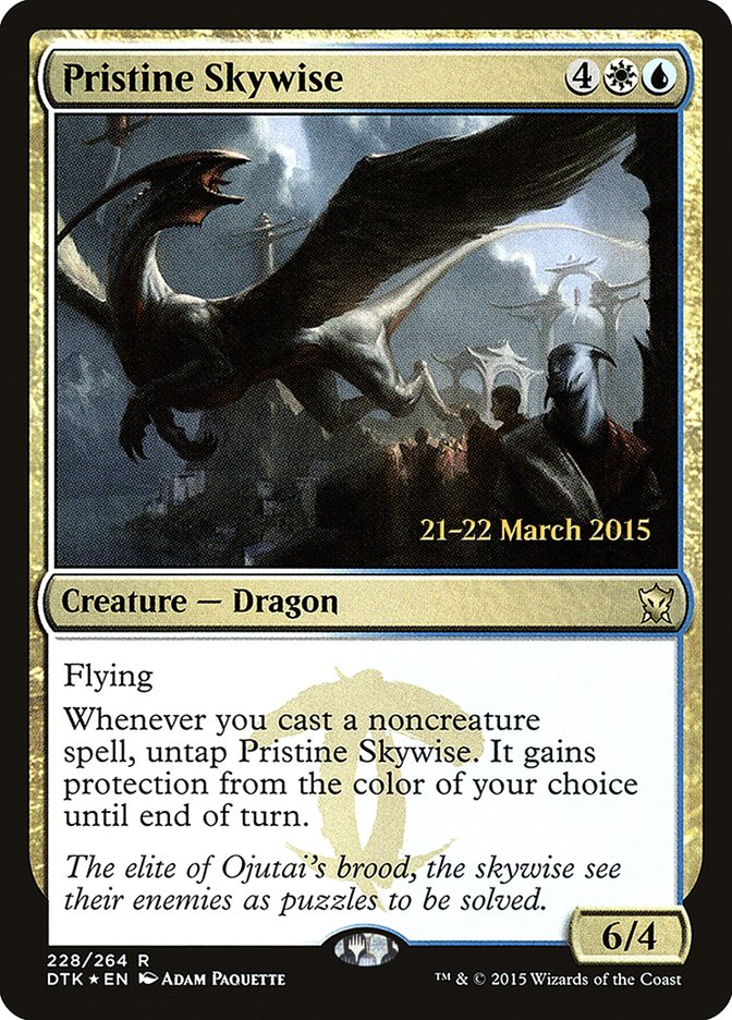 Pristine Skywise [Dragons of Tarkir Prerelease Promos] MTG Single Magic: The Gathering | Red Claw Gaming