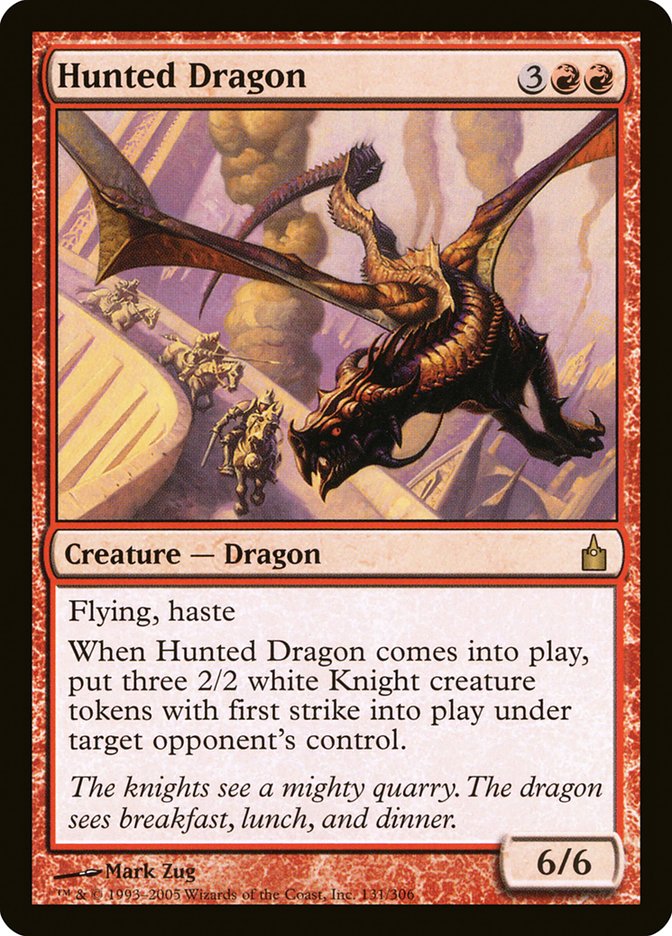 Hunted Dragon [Ravnica: City of Guilds] MTG Single Magic: The Gathering | Red Claw Gaming