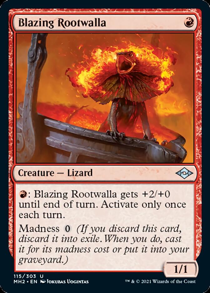 Blazing Rootwalla [Modern Horizons 2] MTG Single Magic: The Gathering | Red Claw Gaming