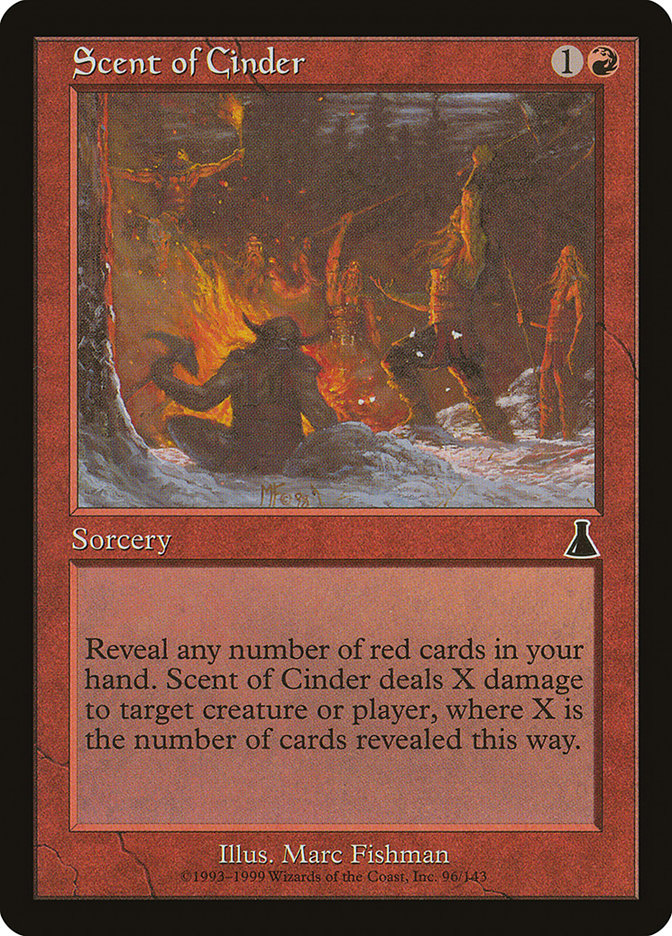 Scent of Cinder [Urza's Destiny] MTG Single Magic: The Gathering | Red Claw Gaming