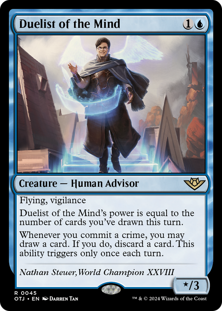 Duelist of the Mind [Outlaws of Thunder Junction] MTG Single Magic: The Gathering    | Red Claw Gaming