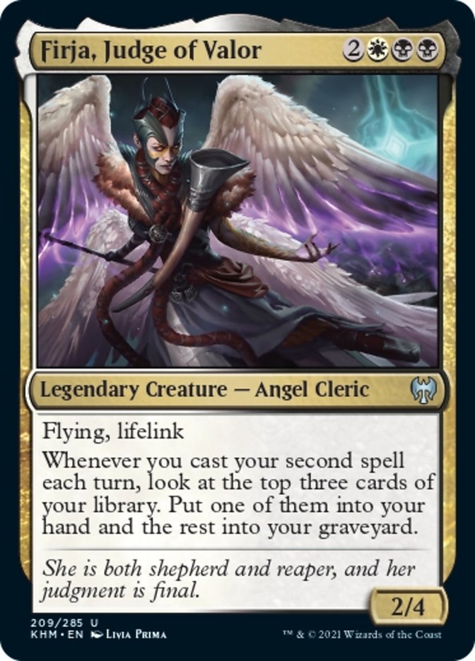 Firja, Judge of Valor [Kaldheim] MTG Single Magic: The Gathering | Red Claw Gaming