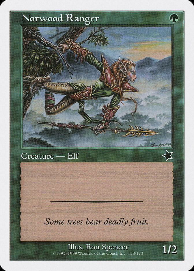 Norwood Ranger [Starter 1999] MTG Single Magic: The Gathering | Red Claw Gaming