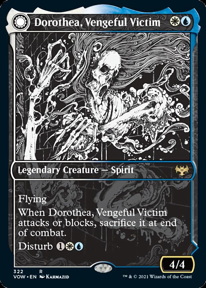 Dorothea, Vengeful Victim // Dorothea's Retribution (Showcase Eternal Night) [Innistrad: Crimson Vow] MTG Single Magic: The Gathering | Red Claw Gaming