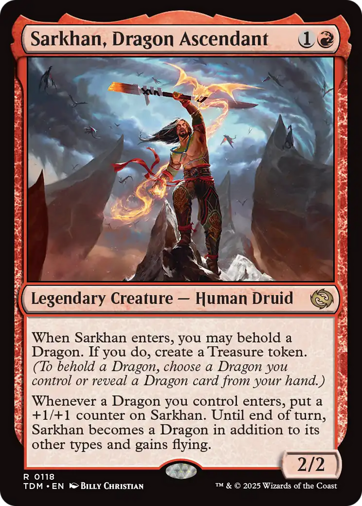 Sarkhan, Dragon Ascendant (118) [Tarkir: Dragonstorm] MTG Single Magic: The Gathering | Red Claw Gaming