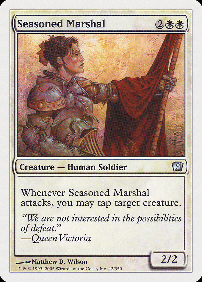 Seasoned Marshal [Ninth Edition] MTG Single Magic: The Gathering | Red Claw Gaming