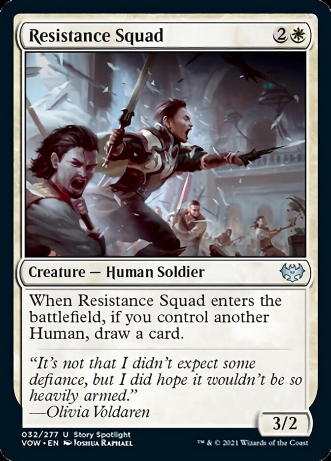Resistance Squad [Innistrad: Crimson Vow] MTG Single Magic: The Gathering | Red Claw Gaming