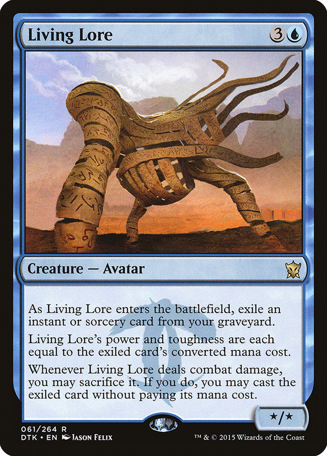 Living Lore [Dragons of Tarkir] MTG Single Magic: The Gathering | Red Claw Gaming