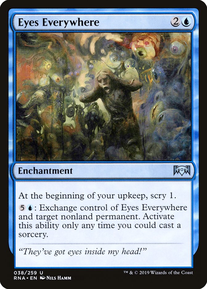 Eyes Everywhere [Ravnica Allegiance] MTG Single Magic: The Gathering | Red Claw Gaming