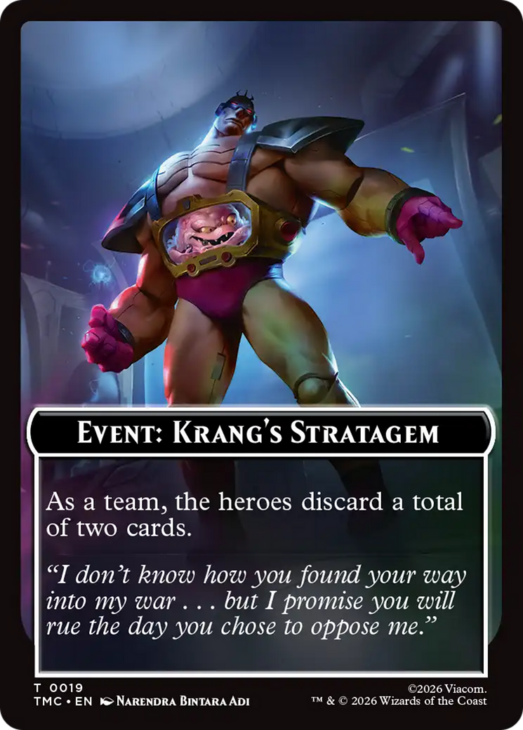 Event: Krang's Stratagem [Teenage Mutant Ninja Turtles Commander Tokens] MTG Single Magic: The Gathering | Red Claw Gaming