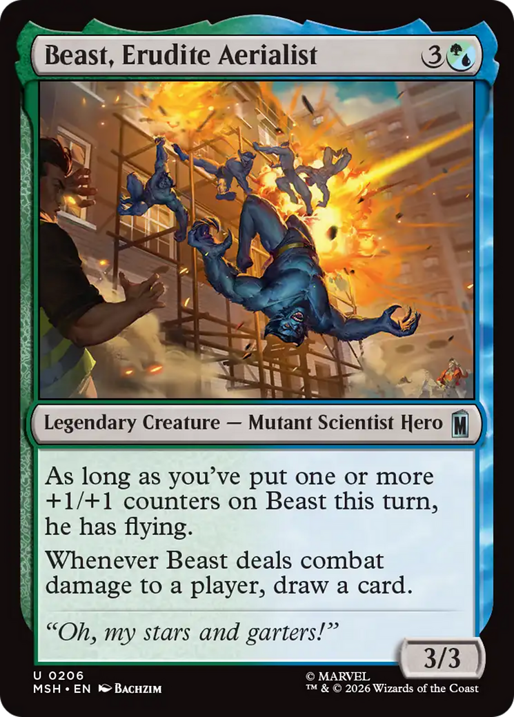 Beast, Erudite Aerialist [Marvel Super Heroes] | Red Claw Gaming