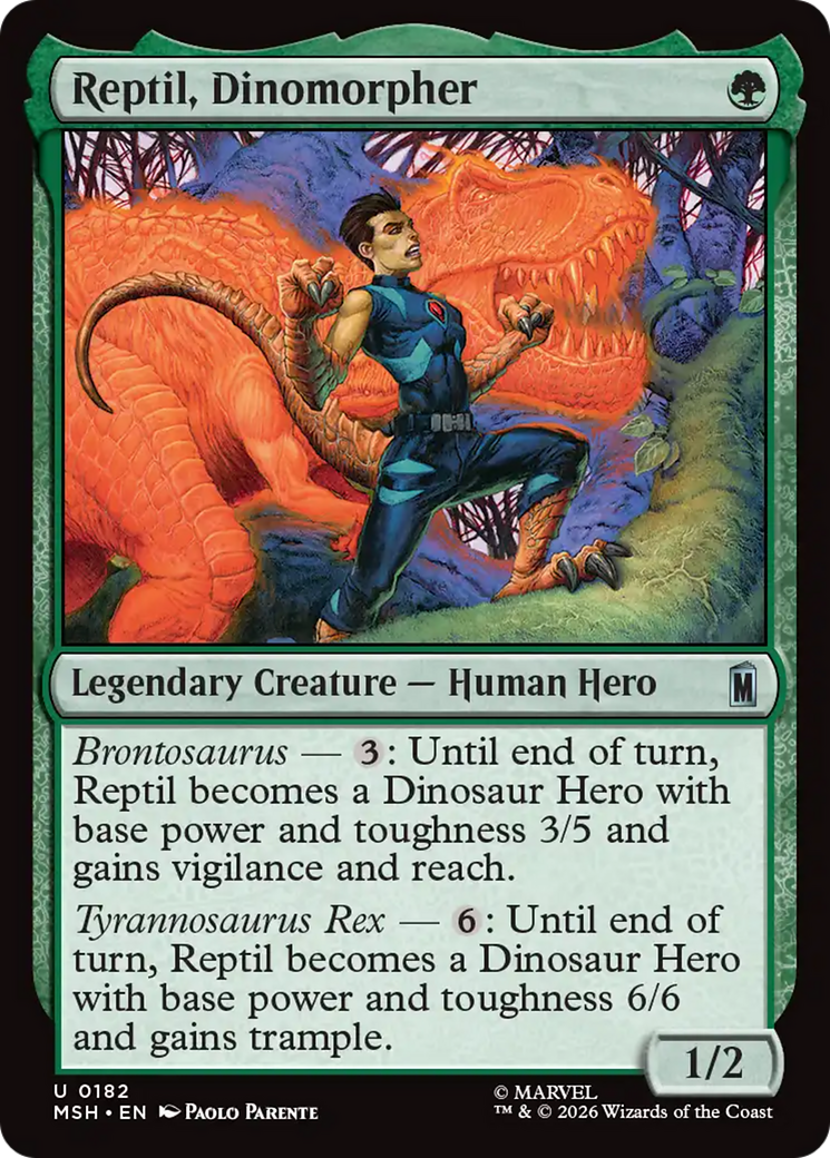 Reptil, Dinomorpher [Marvel Super Heroes] | Red Claw Gaming