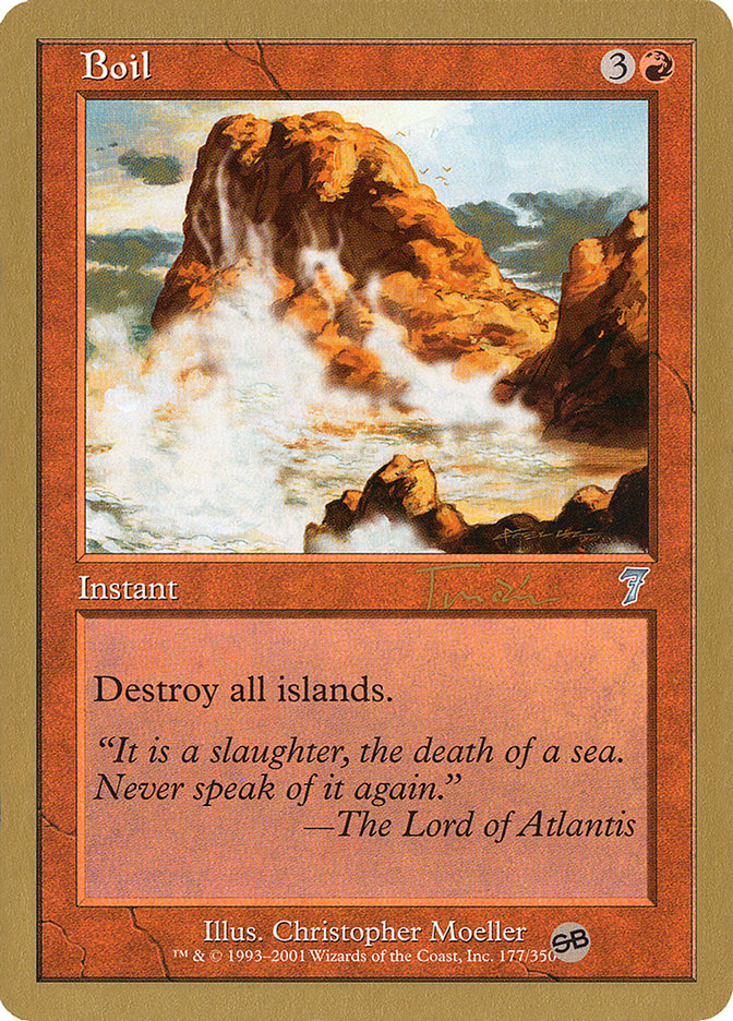 Boil (Jan Tomcani) (SB) [World Championship Decks 2001] MTG Single Magic: The Gathering | Red Claw Gaming
