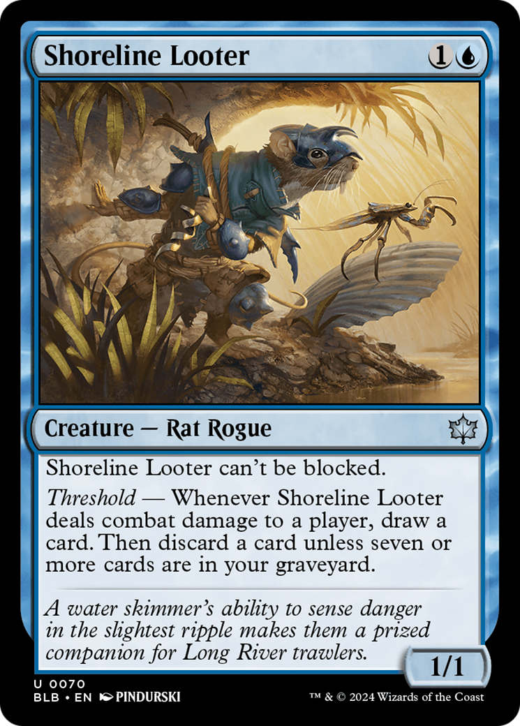 Shoreline Looter [Bloomburrow] MTG Single Magic: The Gathering | Red Claw Gaming