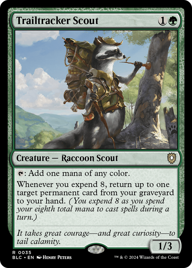 Trailtracker Scout [Bloomburrow Commander] MTG Single Magic: The Gathering | Red Claw Gaming