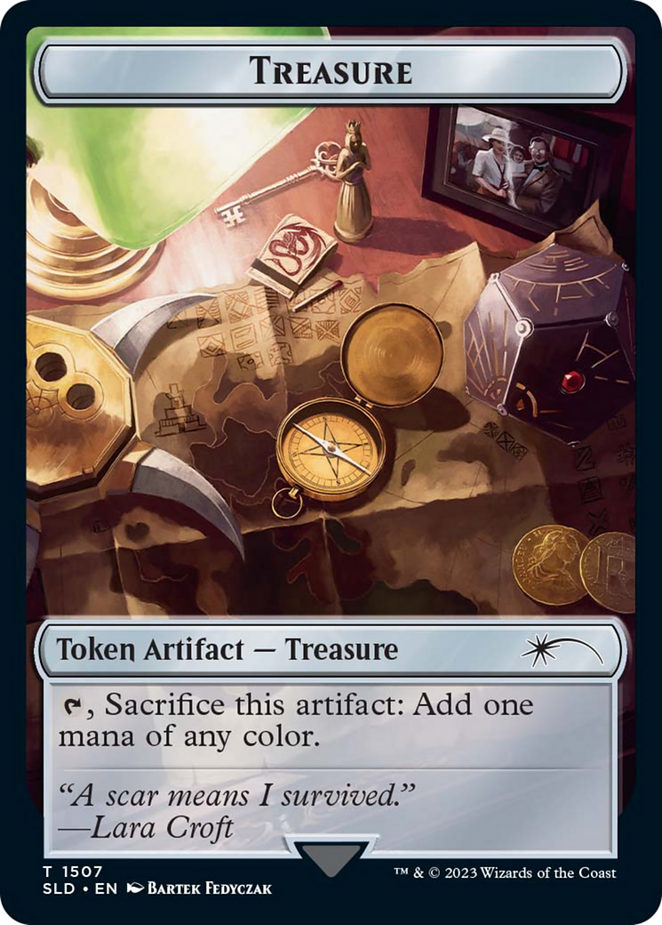 Treasure Token [Secret Lair Drop Series] MTG Single Magic: The Gathering | Red Claw Gaming