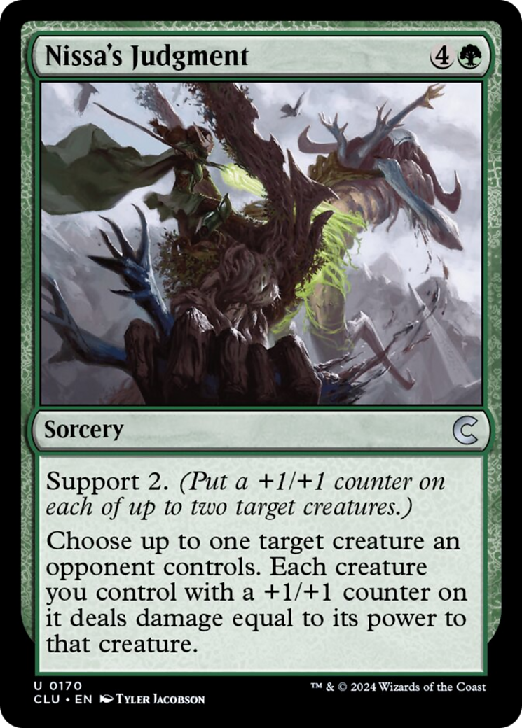 Nissa's Judgment [Ravnica: Clue Edition] MTG Single Magic: The Gathering | Red Claw Gaming