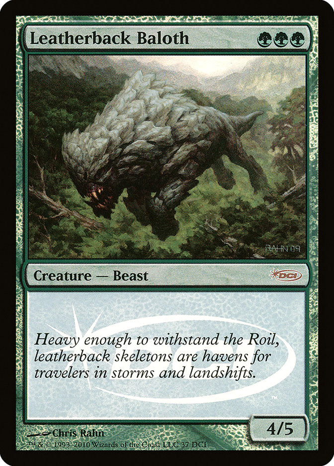 Leatherback Baloth [Wizards Play Network 2010] MTG Single Magic: The Gathering | Red Claw Gaming