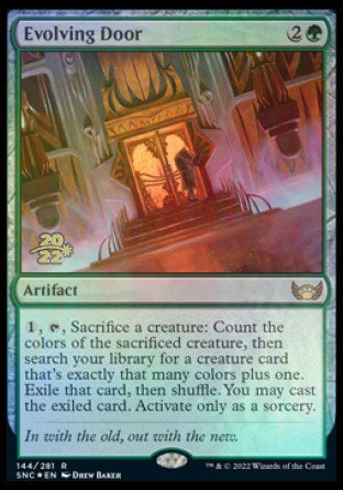 Evolving Door [Streets of New Capenna Prerelease Promos] MTG Single Magic: The Gathering | Red Claw Gaming