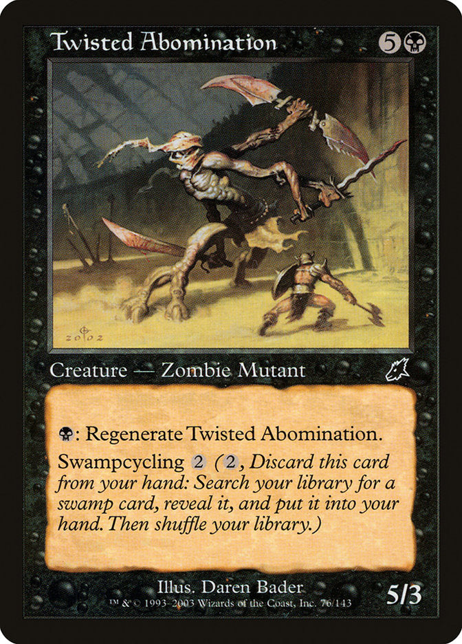 Twisted Abomination [Scourge] MTG Single Magic: The Gathering | Red Claw Gaming