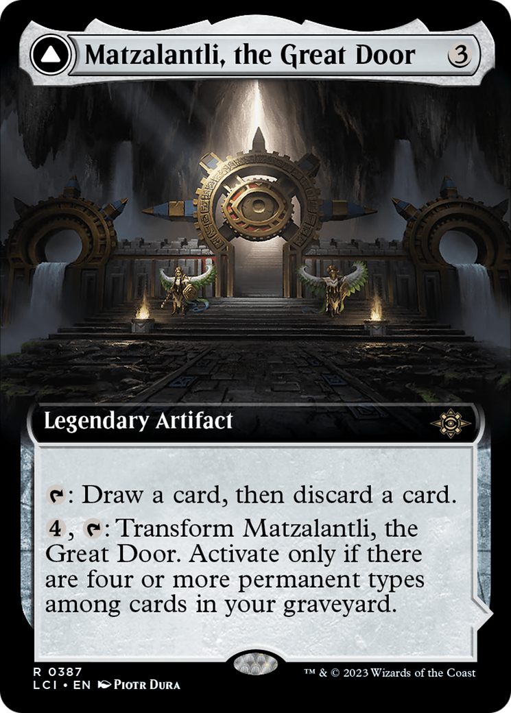 Matzalantli, the Great Door // The Core (Extended Art) [The Lost Caverns of Ixalan] MTG Single Magic: The Gathering    | Red Claw Gaming