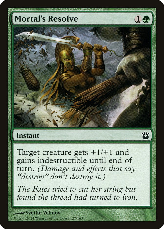 Mortal's Resolve [Born of the Gods] MTG Single Magic: The Gathering | Red Claw Gaming