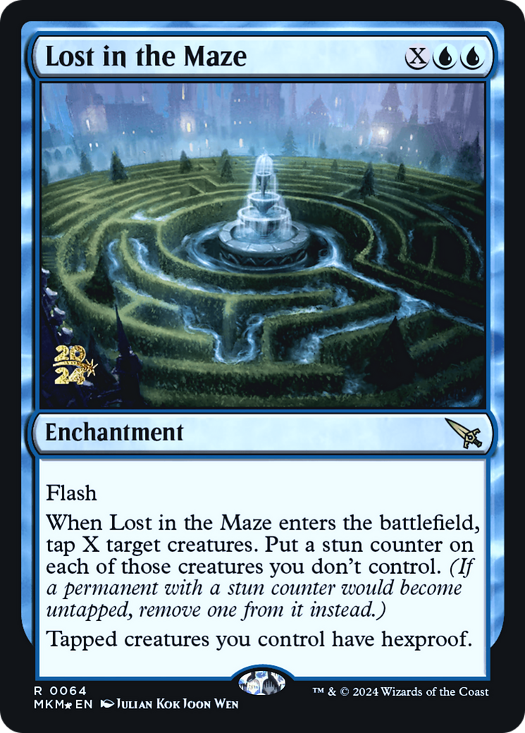 Lost in the Maze [Murders at Karlov Manor Prerelease Promos] MTG Single Magic: The Gathering | Red Claw Gaming