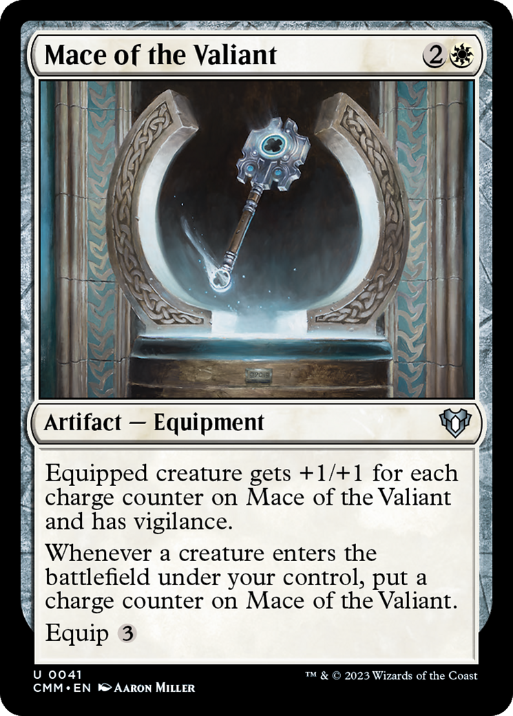 Mace of the Valiant [Commander Masters] MTG Single Magic: The Gathering | Red Claw Gaming