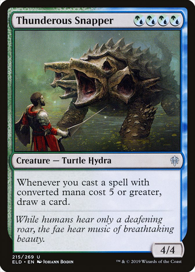 Thunderous Snapper [Throne of Eldraine] MTG Single Magic: The Gathering | Red Claw Gaming