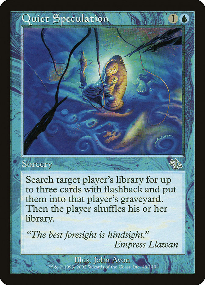 Quiet Speculation [Judgment] MTG Single Magic: The Gathering | Red Claw Gaming