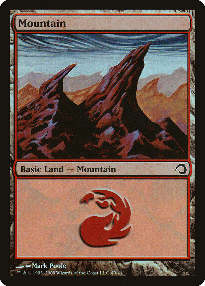 Mountain (40) [Premium Deck Series: Slivers] MTG Single Magic: The Gathering | Red Claw Gaming