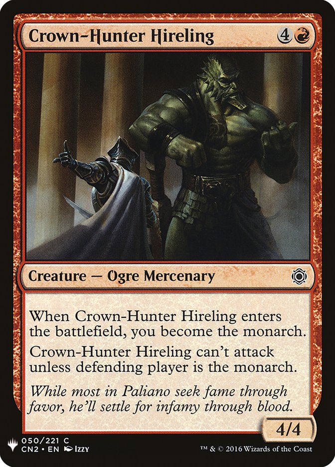Crown-Hunter Hireling [Mystery Booster] MTG Single Magic: The Gathering | Red Claw Gaming