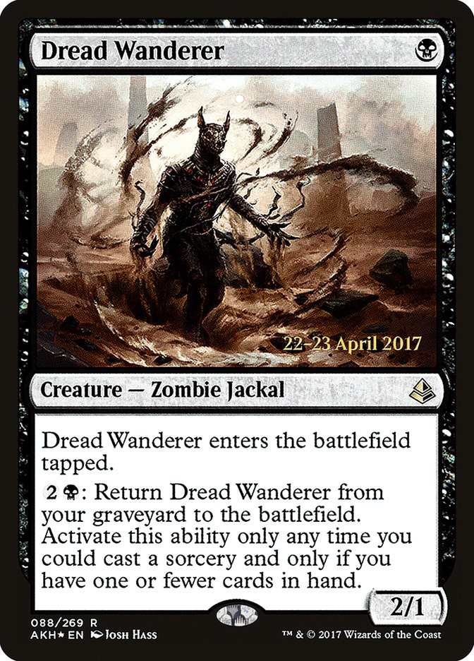 Dread Wanderer [Amonkhet Prerelease Promos] MTG Single Magic: The Gathering | Red Claw Gaming