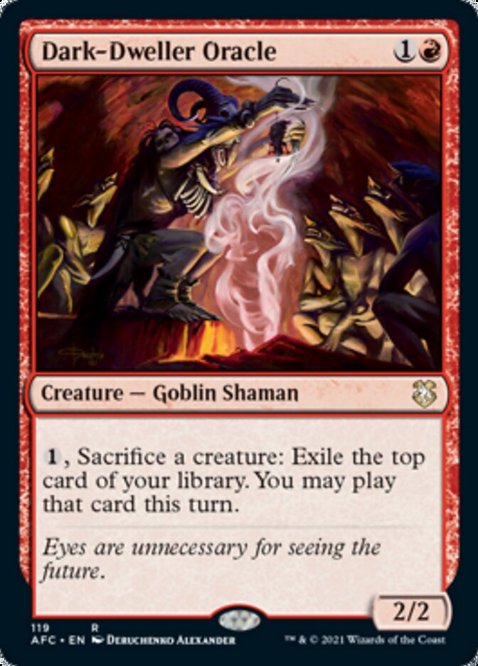 Dark-Dweller Oracle [Dungeons & Dragons: Adventures in the Forgotten Realms Commander] MTG Single Magic: The Gathering | Red Claw Gaming