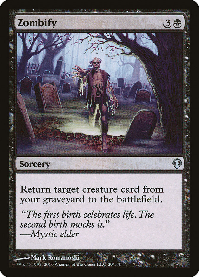 Zombify [Archenemy] MTG Single Magic: The Gathering | Red Claw Gaming