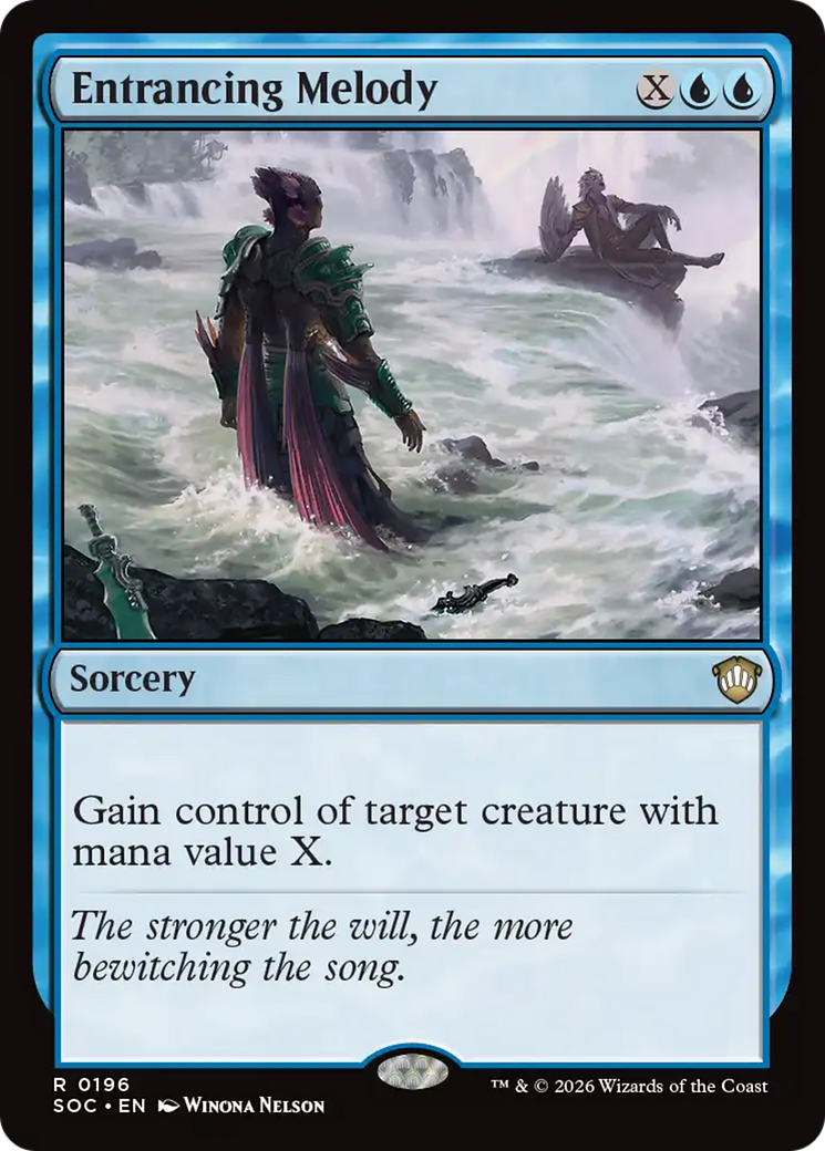 Entrancing Melody [Secrets of Strixhaven Commander] MTG Single Magic: The Gathering | Red Claw Gaming